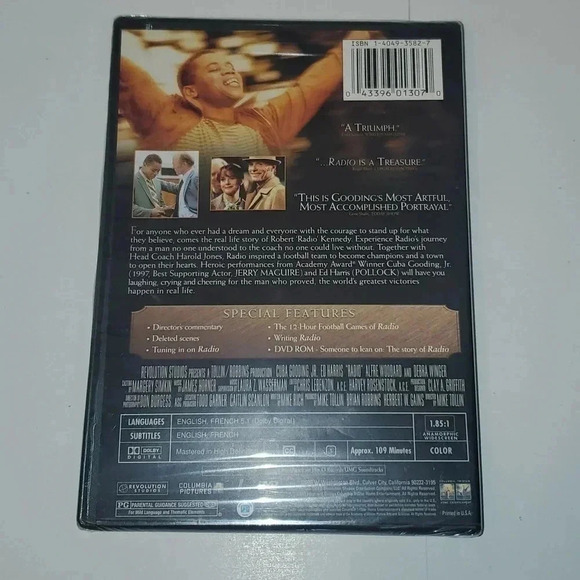 RADIO movie DVD Cuba Gooding True Story high school football sports NEW UNOPENED - Picture 3 of 4